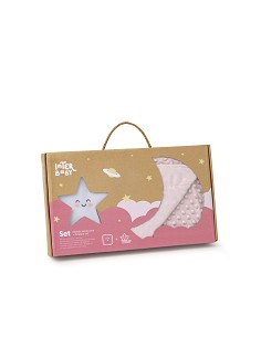 Set Manta Burbuja+Lamparita Rosa Maquillaje