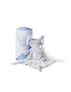 Set Capa de Baño Mod Elefante+Dou Dou Mod Elefante Azul