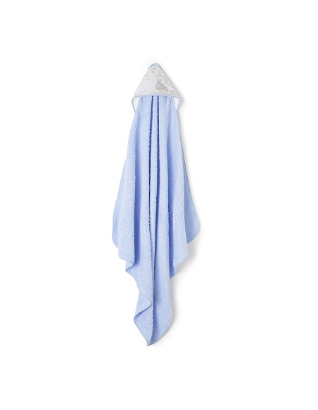 Set Capa de Baño Mod Elefante+Dou Dou Mod Elefante Azul