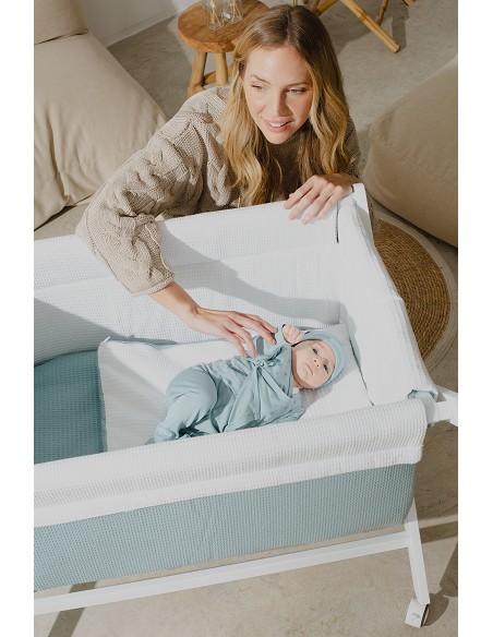 Set Regalo 5 Pcs 100% Alg  T 0-6 m Mod Duendes Del Polvo Rosa Maquillaje