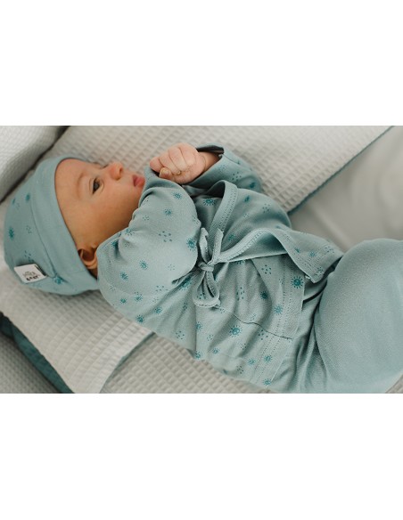 Set Regalo 5 Pcs 100% Alg  T 0-6 m Mod Duendes Del Polvo Rosa Maquillaje