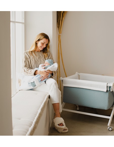 Set Regalo 5 Pcs 100% Alg  T 0-6 m Mod Duendes Del Polvo Rosa Maquillaje