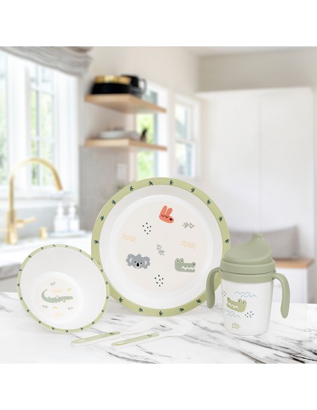 Set Vajilla 5 Pcs Mod Australia Verde