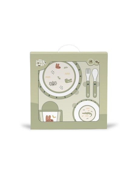 Set Vajilla 5 Pcs Mod Australia Verde