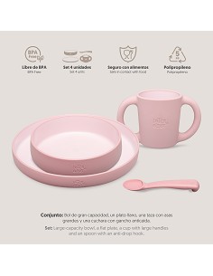 Vajilla Aprendizaje Rosa Maquillaje 2