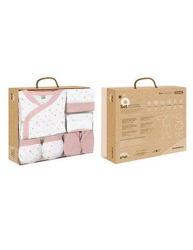 Set Regalo 5 Pcs Bamboo T 0-6 m Mod Flores...