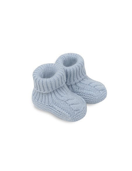 Set 3 Piezas Toca Gorra Peucos Azul