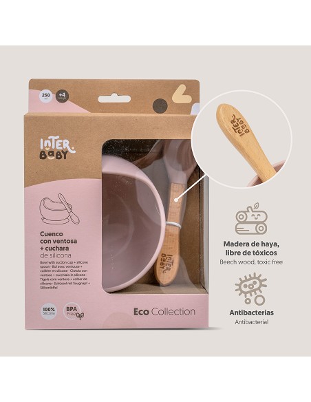 Cuenco Silicona Rosa Maquillaje