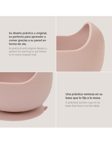 Cuenco Silicona Rosa Maquillaje