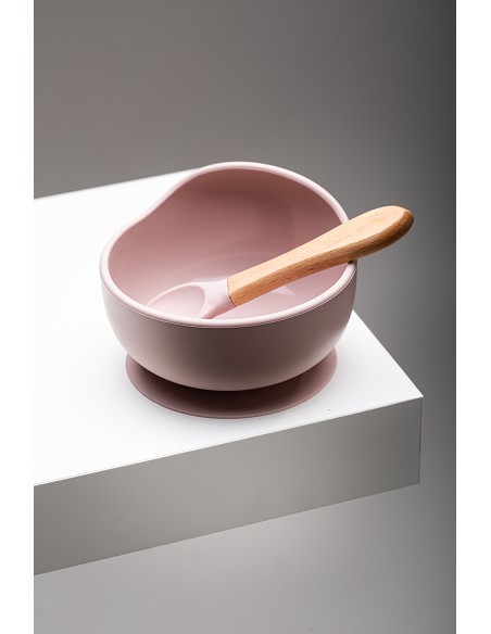 Cuenco Silicona Rosa Maquillaje