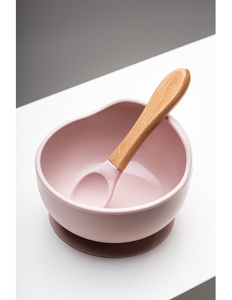 Cuenco Silicona Rosa Maquillaje