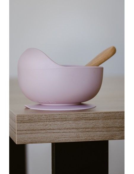 Cuenco Silicona Rosa Maquillaje