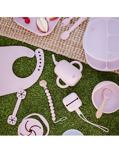 Cuenco Silicona Rosa Maquillaje