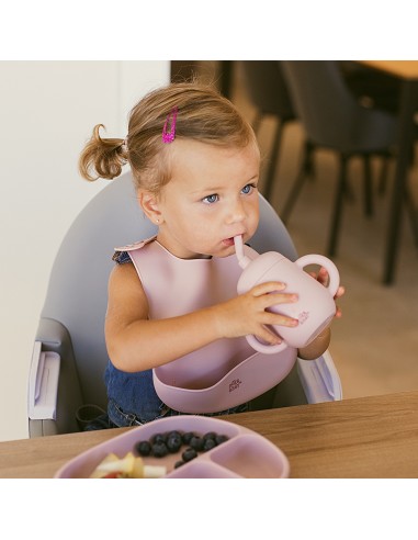 Babero Silicona Rosa Maquillaje