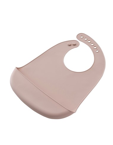 Babero Silicona Rosa Maquillaje