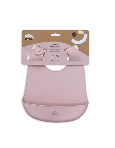 Babero Silicona Rosa Maquillaje