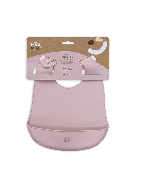 Babero Silicona Rosa Maquillaje