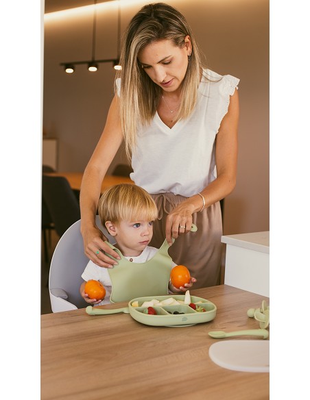 Babero Silicona Rosa Maquillaje