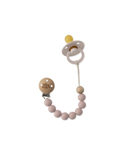 Chupetero Silicona Rosa Maquillaje