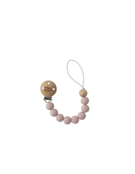 Chupetero Silicona Rosa Maquillaje