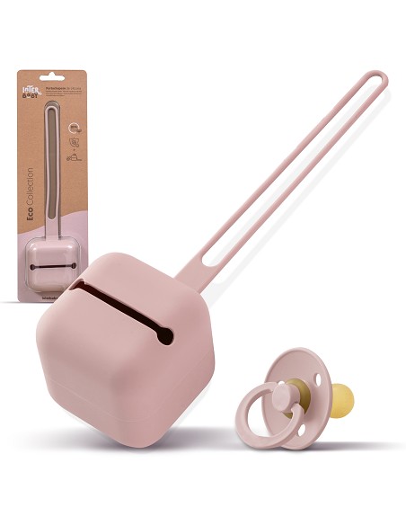 Portachupete  Silicona Rosa Maquillaje