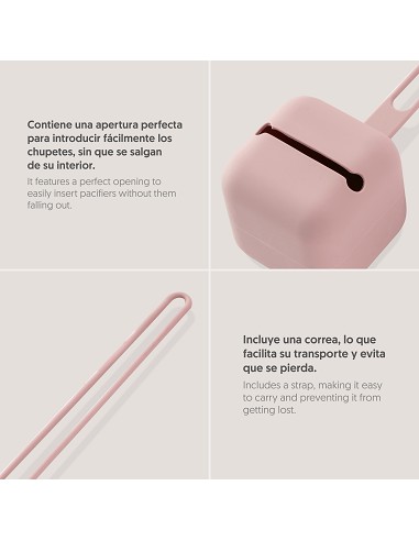 Portachupete  Silicona Rosa Maquillaje