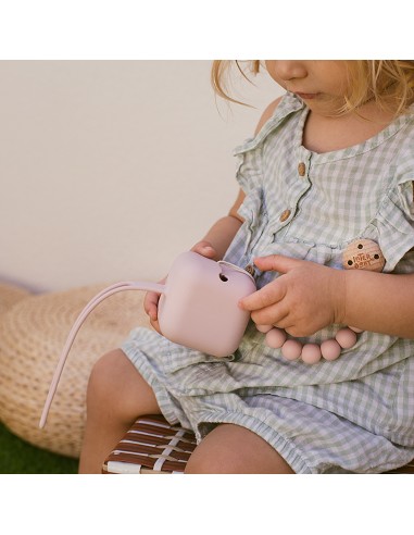 Portachupete  Silicona Rosa Maquillaje