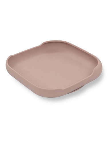 Plato Llano de Silicona Rosa Maquillaje