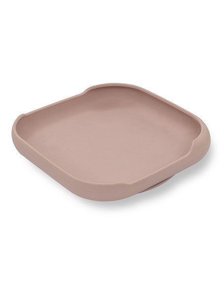 Plato Llano de Silicona Rosa Maquillaje