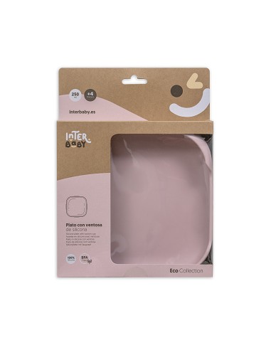 Plato Llano de Silicona Rosa Maquillaje