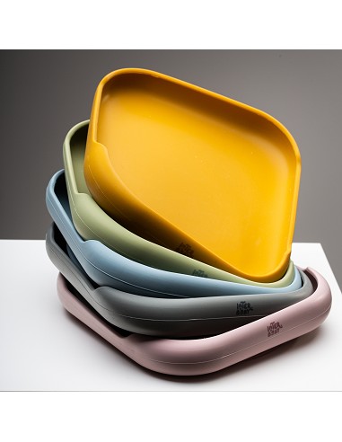 Plato Llano de Silicona Rosa Maquillaje