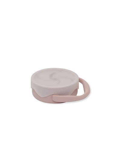 Porta Snacks de Silicona Rosa Maquillaje