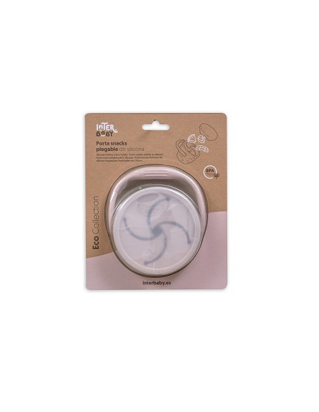 Porta Snacks de Silicona Rosa Maquillaje