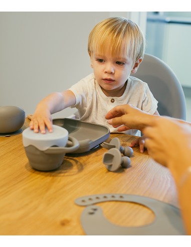 Porta Snacks de Silicona Rosa Maquillaje