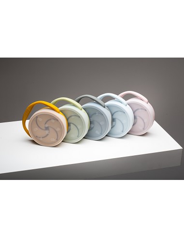 Porta Snacks de Silicona Rosa Maquillaje