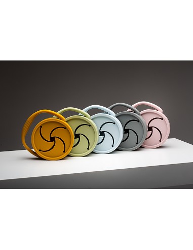 Porta Snacks de Silicona Rosa Maquillaje