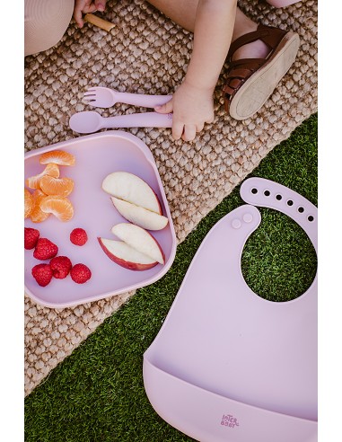 Porta Snacks de Silicona Rosa Maquillaje