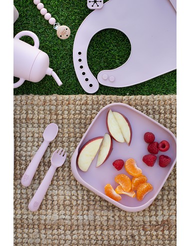 Porta Snacks de Silicona Rosa Maquillaje