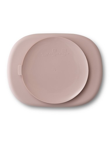 Plato Mas Tapa de Silicona Rosa Maquillaje