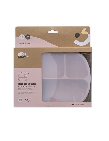 Plato Mas Tapa de Silicona Rosa Maquillaje