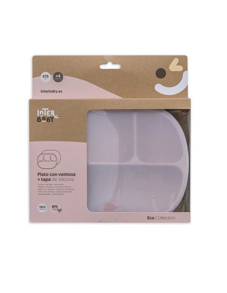 Plato Mas Tapa de Silicona Rosa Maquillaje