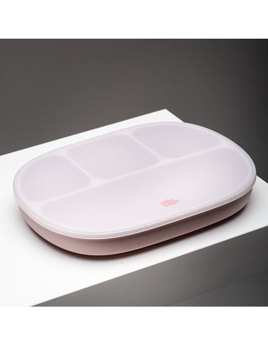 Plato Mas Tapa de Silicona Rosa Maquillaje