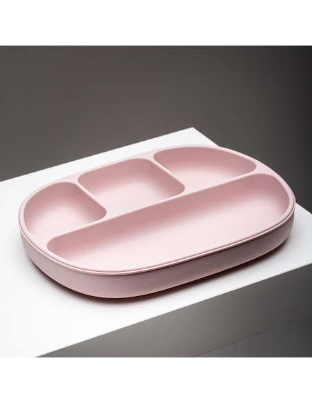 Plato Mas Tapa de Silicona Rosa Maquillaje