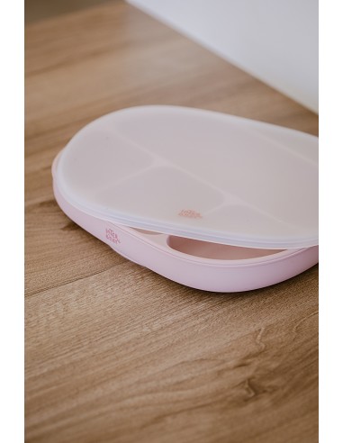 Plato Mas Tapa de Silicona Rosa Maquillaje