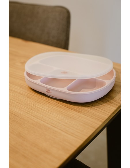 Plato Mas Tapa de Silicona Rosa Maquillaje