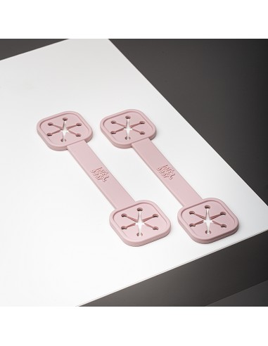 Sujeta Baberos Pack 2 Unds de Silicona Rosa...