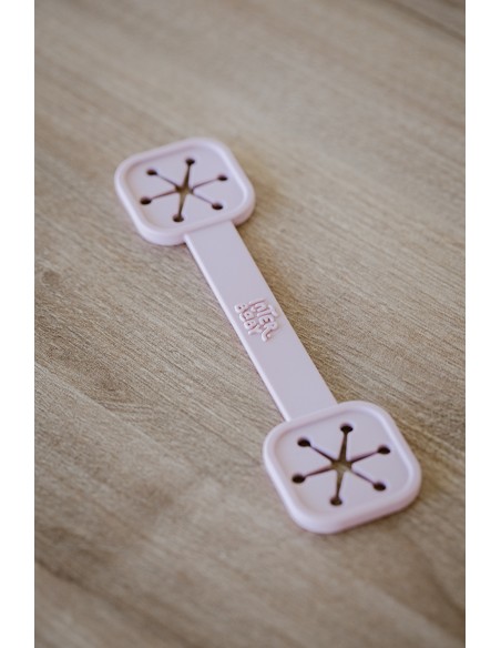 Sujeta Baberos Pack 2 Unds de Silicona Rosa Maquillaje