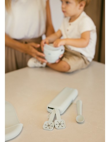 Set Portacubiertos+Cuchara+Sujeta Baberos  de...