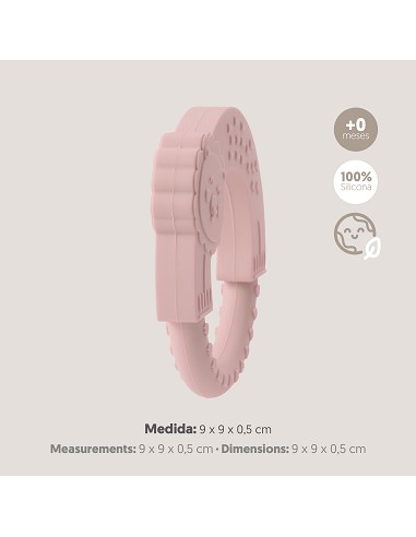 Mordedor  de Silicona Rosa Maquillaje