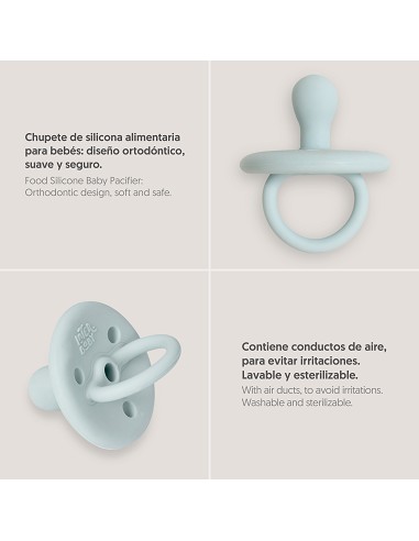 Chupete Silicona Azul